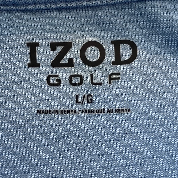 Two Polo Shirts Lavender Roundtree & Yorke and Blue Izod Golf Blue Size Large - Picture 10 of 14